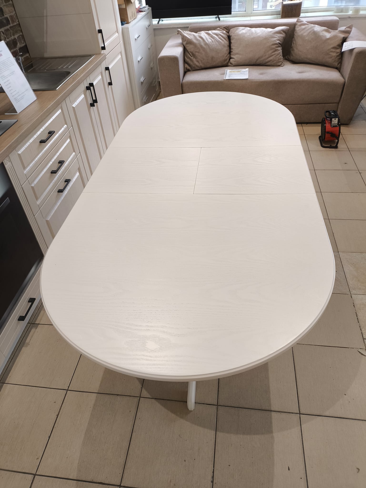 MASA EXTENSIBILA ANDY ALBA 150 CM RESTRÂNSĂ/185 CM EXTINSA/90 LATIME/76 CM ÎNALTIME - imagine 7