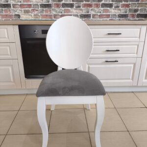 Scaun verdi din lemn sezut tapitat