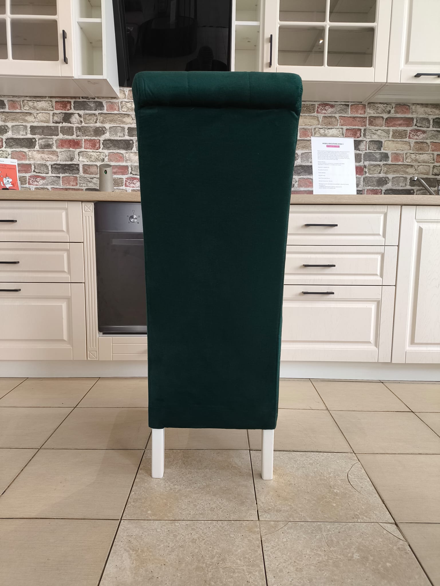 SCAUN GLAMY 2 CATIFEA VERDE SMARALD personalizabil pe culori - imagine 3