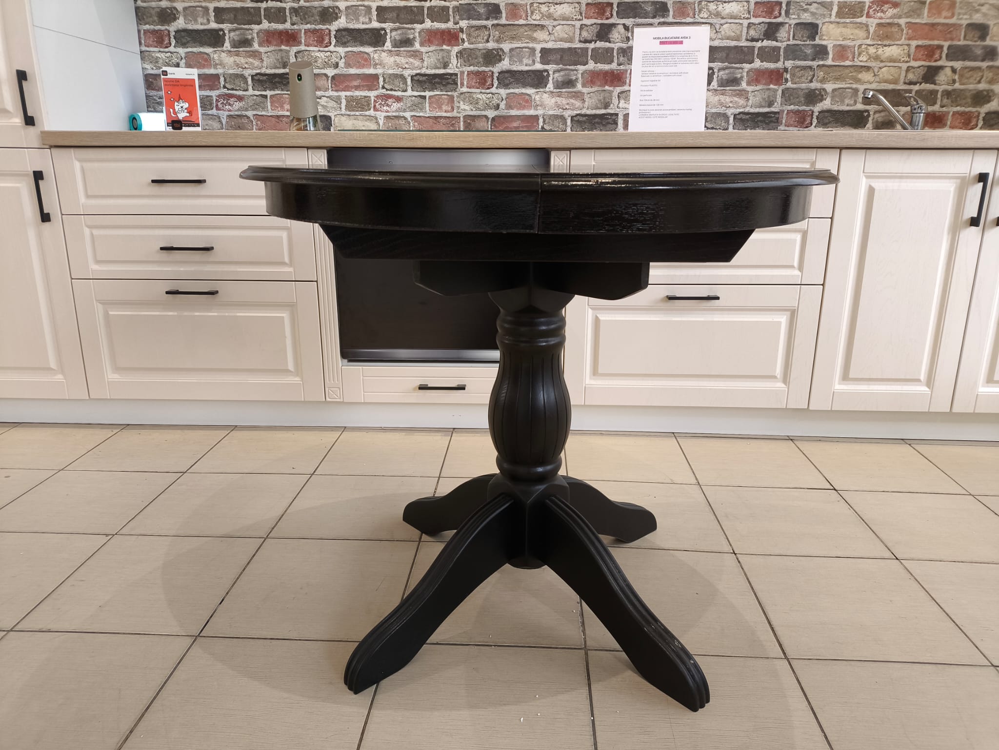 MASA GREY 3 WENGHE EXTENSIBILA 120/90/90/75 H CM - imagine 2