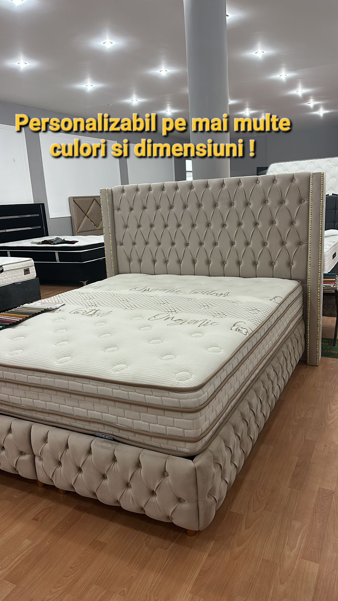 Poze Pat Alis tapitat catifea 160/200 cm