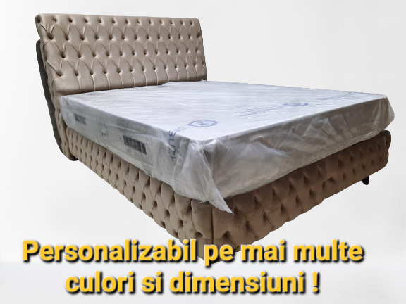 Poze Pat Matrimonial Iris 6 , crem 160x200