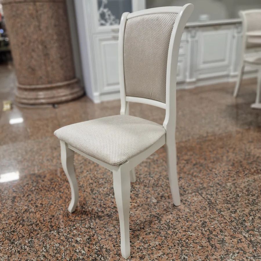 Poze SCAUN ASY 7 , CADRU IVORY TAPITERIE STOFA TIP CATIFEA