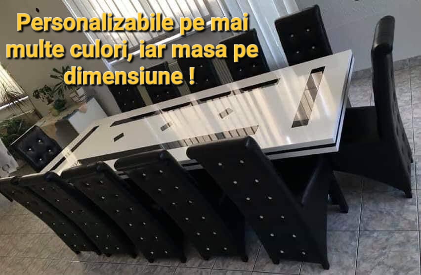 Poze SET DEN 2 , MASA + 12 SCAUNE