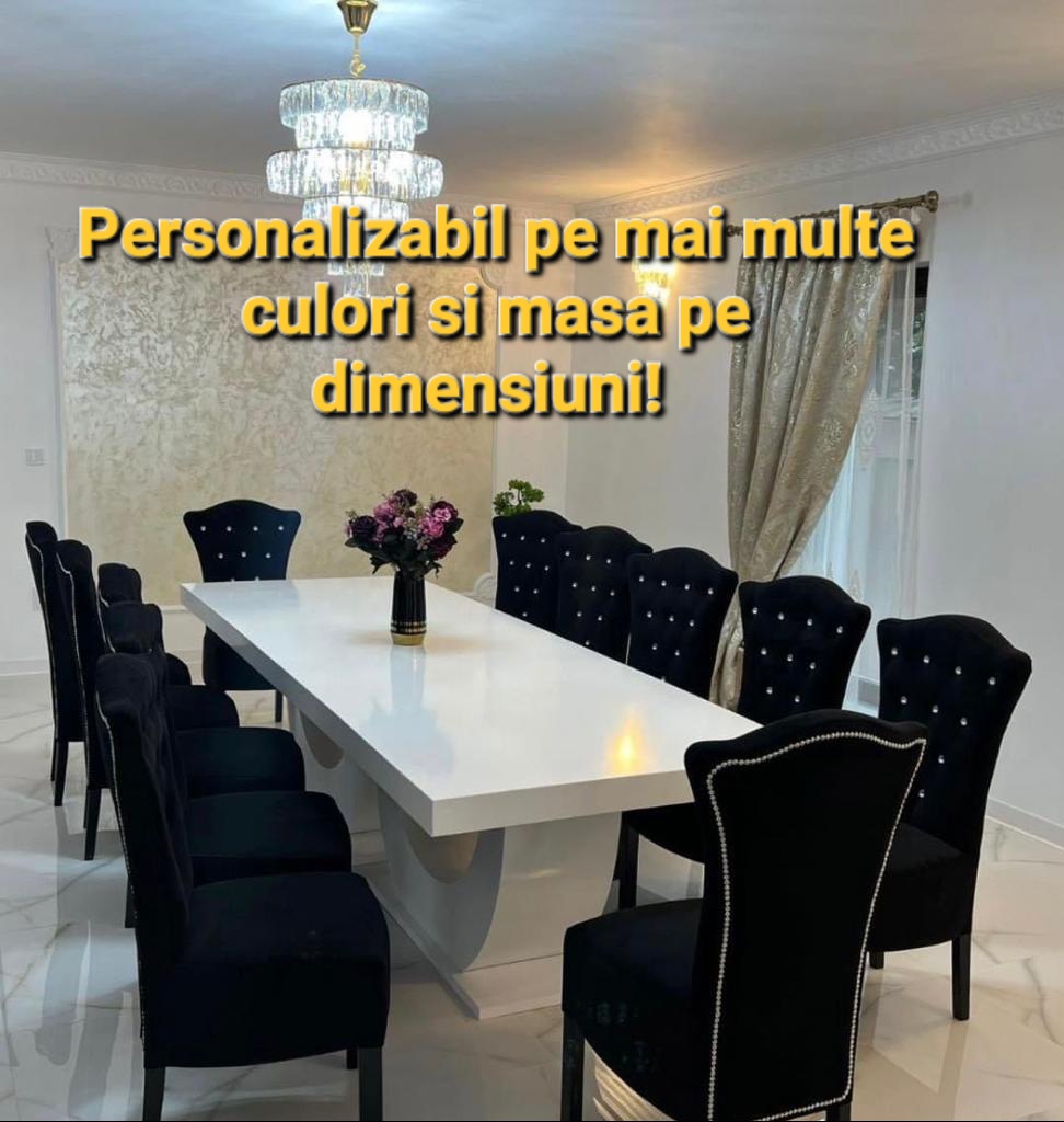Poze SET DEN 12 MASA FIXA + 12 SCAUNE