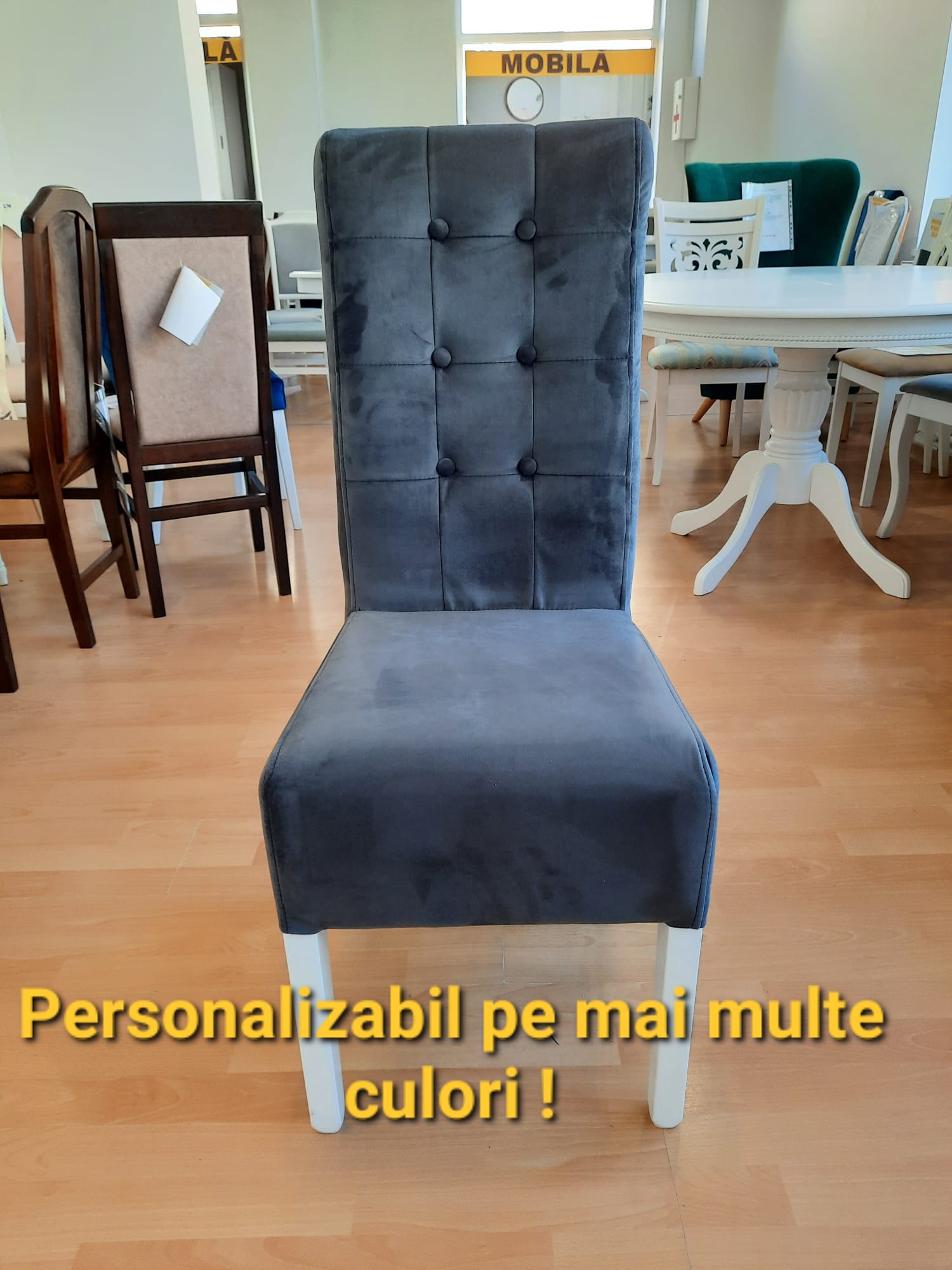 Poze SCAUN DEN 1 , CATIFEA GRI