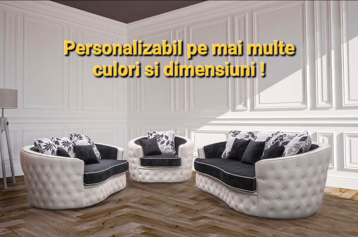 Poze SET COLUMBIA 3-2-1 ( CANAPEA 3 LOCURI + CANAPEA 2 LOCURI + FOTOLIU )