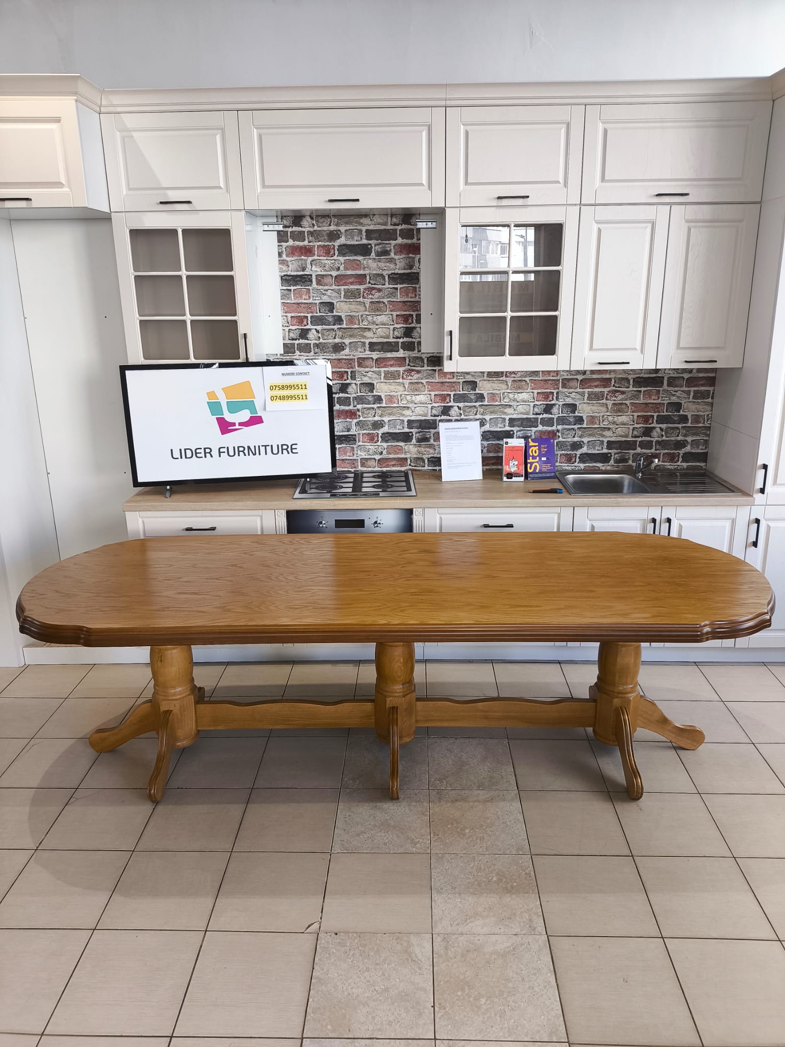 MASA DANA 9 FIXA , 280 CM X 100 CM