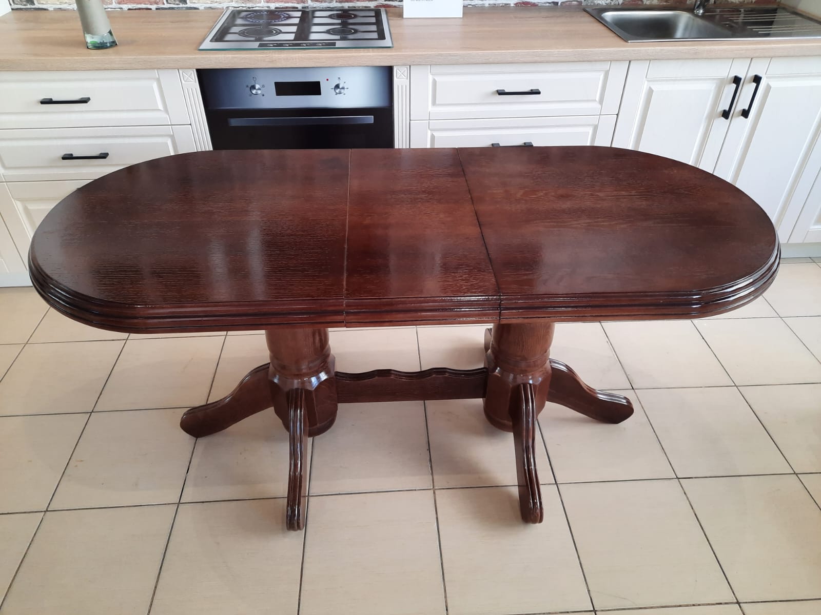Poze Masa ovala Dana nr 19 maro 135 cm restransa 165 cm extinsa latime 70
