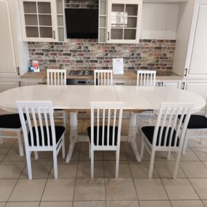 SET SWL MASA EXTENSIBILA 160/200/240/280 CM+ 6 SCAUNE PERSONALIZABIL PE CULORI