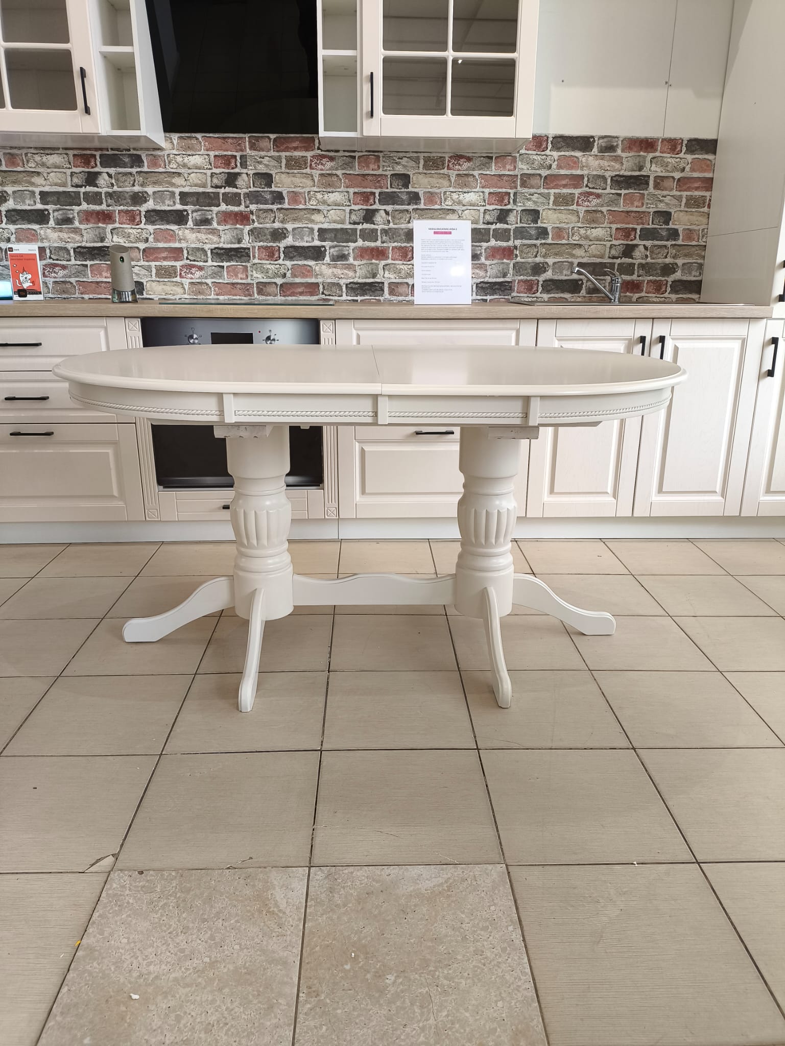 MASA EXTENSIBILA ANDY CULOARE IVORY 150 CM RESTRÂNSĂ/185 CM EXTINSA/90 LATIME/76 CM ÎNALTIME