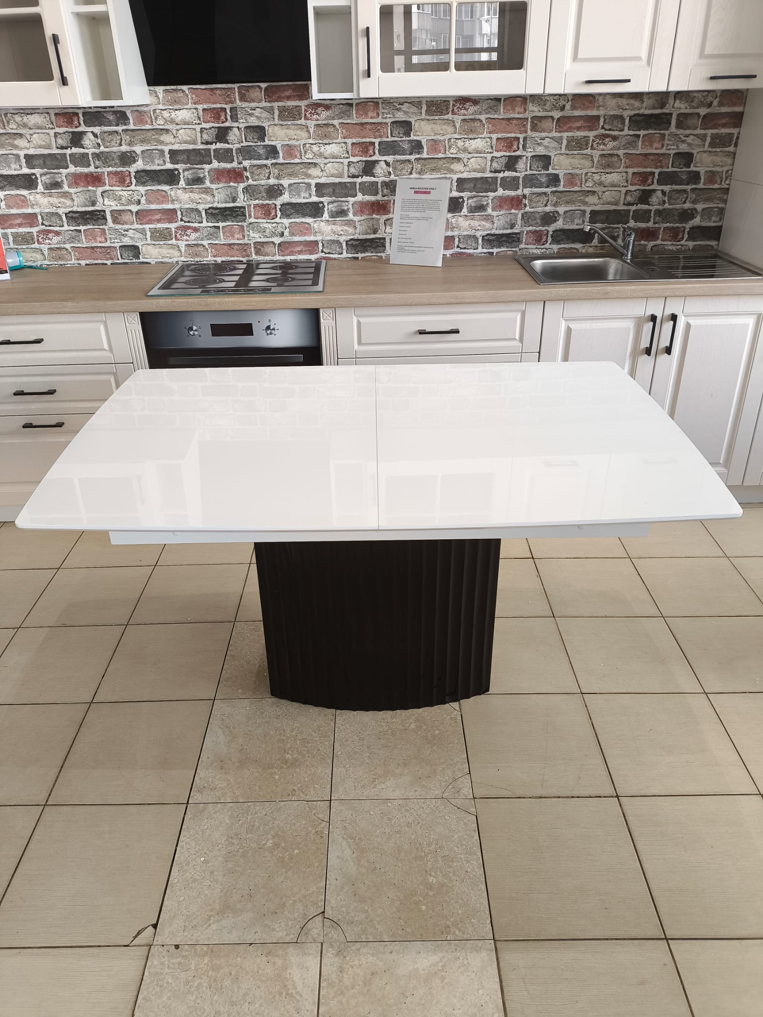 MASA EXTENSIBILA ELEGANCE NEGRU Lungime 138 cm restransa Extinsa 178 cm latime 90 cm inaltime 75cm - imagine 2