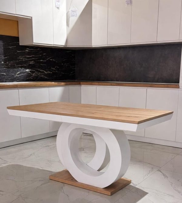 Masă Infinity Loop 2 alb - LIDER FURNITURE