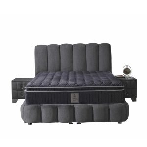 Pat Tapițat Premium “Urban Storage Lux” cu Spațiu de Depozitare și Saltea Ortopedică personalizabil pe culori