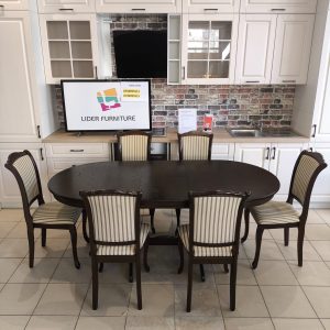 Set Eloria masa extensibila + 6 scaune