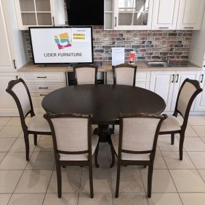 Set Armonia masa extensibila + 6 scaune