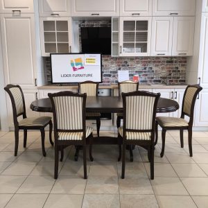 Set Domina masa extensibila + 6 scaune