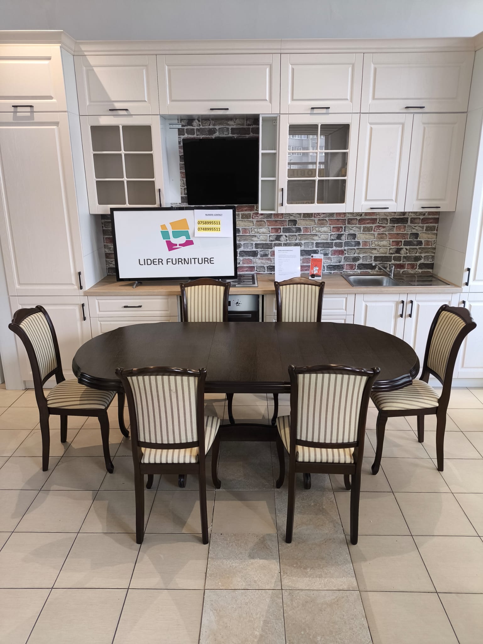 Set Domina masa extensibila + 6 scaune - imagine 4