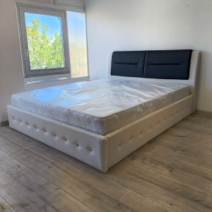 Pat cassandra 160x200 piele ecologica, salteaua NU este inclusa