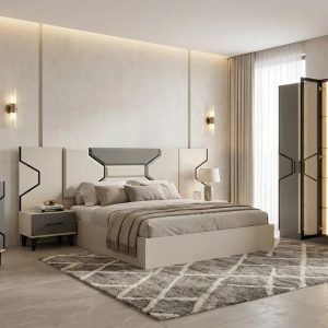 Dormitor complet Amiral 2 ,saltea inclusa pat de 180x200